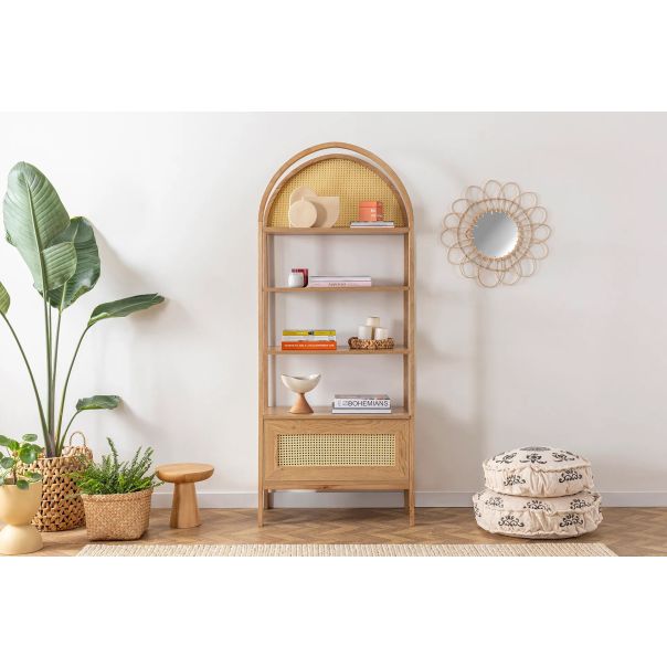 HANAH HOME Polica za knjige Nala 75, braon - EP3056526