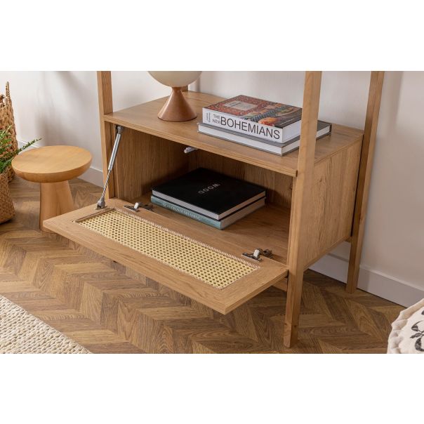 HANAH HOME Polica za knjige Nala 75, braon - EP3056526