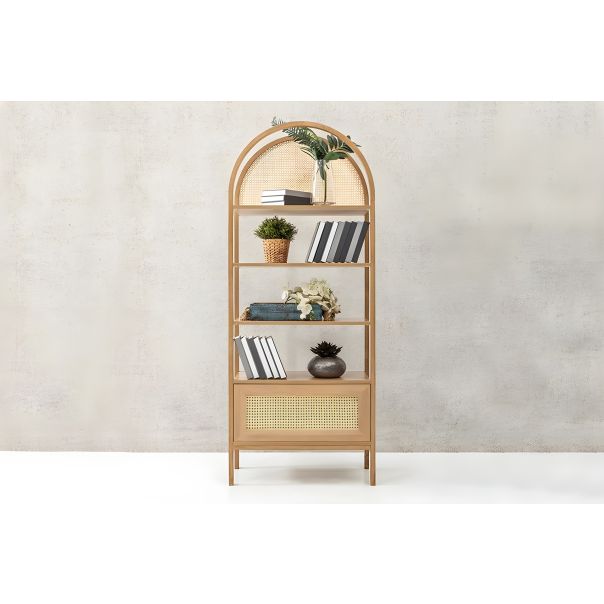 HANAH HOME Polica za knjige Nala 75, braon - EP3056526