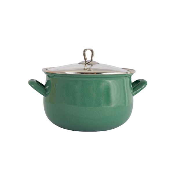 TEXELL Šerpa sa poklopcem - emajlirana 4.8L TSE-G351 - 138048-1