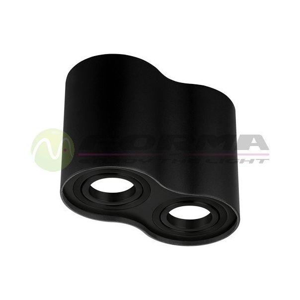 FORMA Plafonska lampa 2xGU10 AFS113-2C BK - 004313
