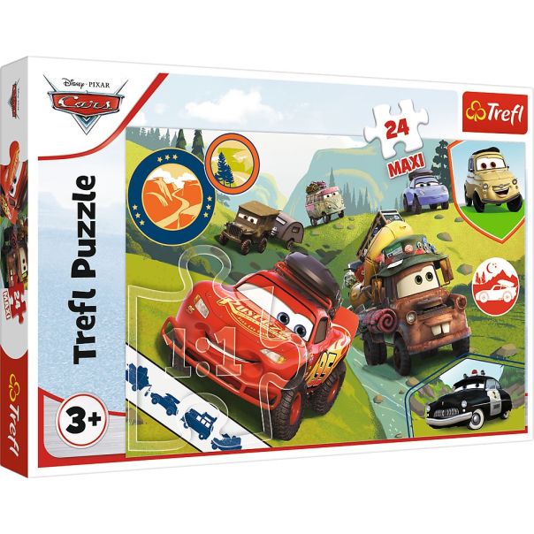 TREFL Puzzle Cars - 24 dela - 103210-T14352