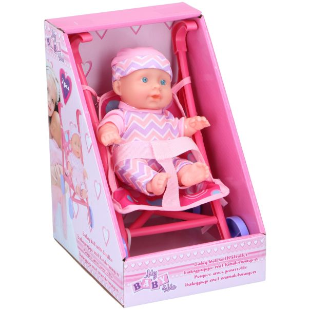 My Baby & Me bebi lutka 20 cm sa kolicima - EP3150948