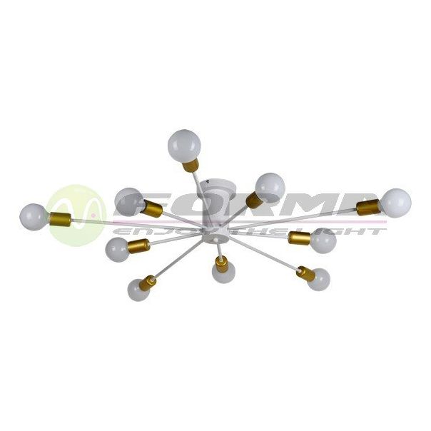 FORMA Plafonska lampa 10xE27 FK7009-10C WH - EP2681842