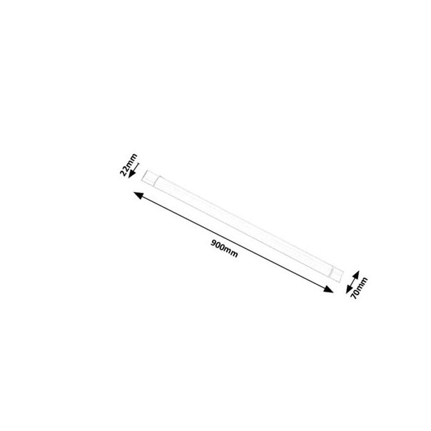 Rabalux T5&T8 svetiljke -strele Batten Light LED 30W bela (1452) - 1452-1