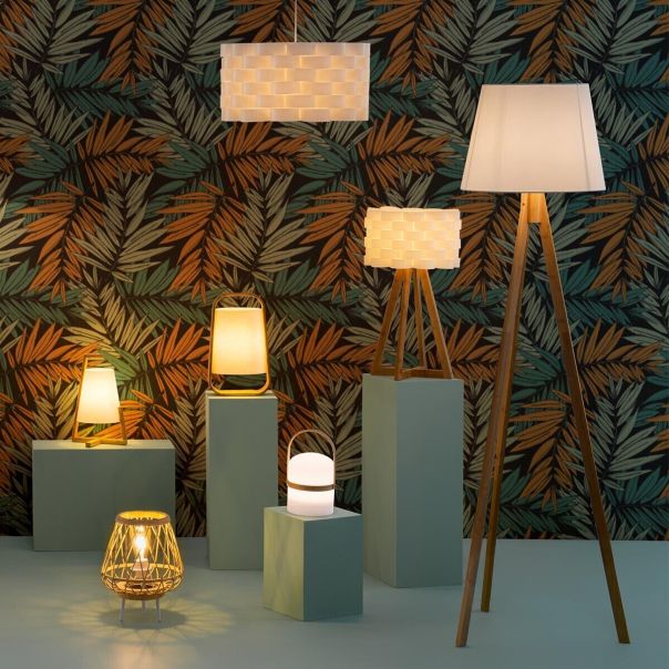 ATMOSPHERA Podna lampa Bahi 160x50cm bela - 145228