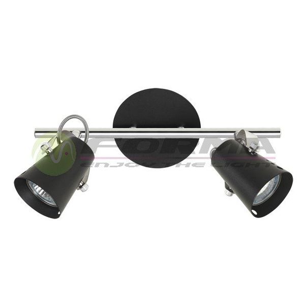 FORMA Spot lampa 2xGU10 FG102-2 BK - 002115