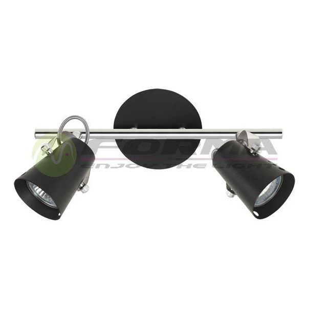 FORMA Spot lampa 2xGU10 FG102-2 BK - 002115