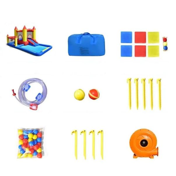 Zamak na naduvavanje sa bazenom 400 x 280 cm - 1459-1