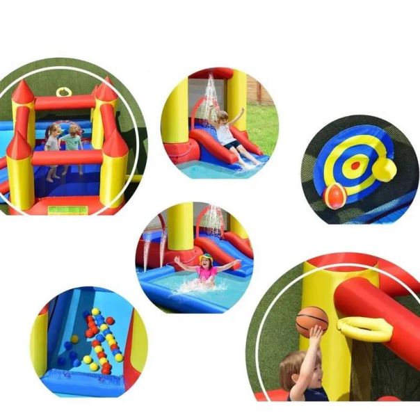 Zamak na naduvavanje sa bazenom 400 x 280 cm - 1459-1