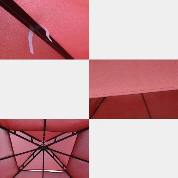 Venturo Gazebo zamensko platno 3x3m Bordo - EP3206615