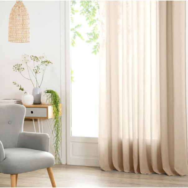 ATMOSPHERA Zavesa Ana 140x240cm poliester bež - 146106D