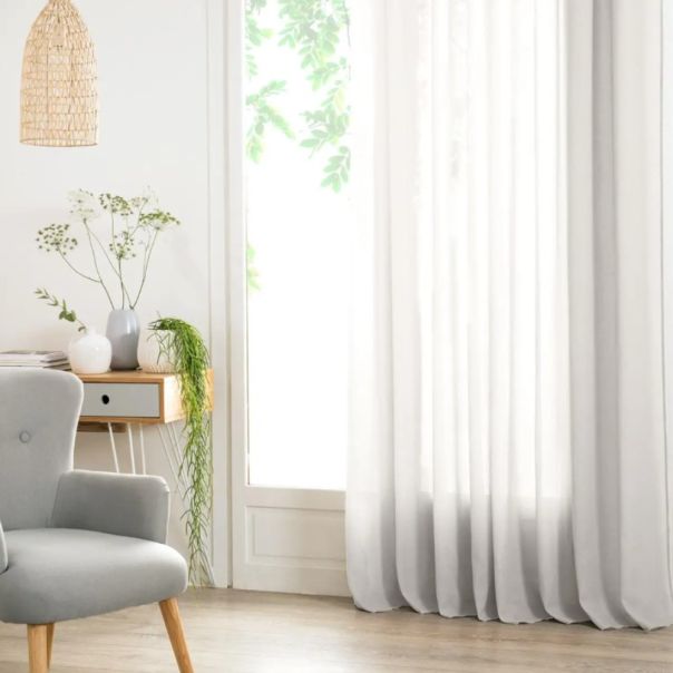 ATMOSPHERA Zavesa Ana 140x240cm poliester bela - 146106Z