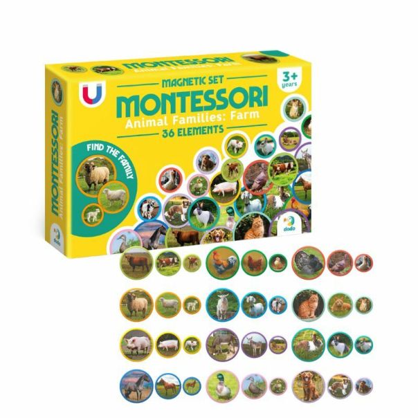 DODO Montesori set sa magnetima Farma - 36 delova - 104-200271