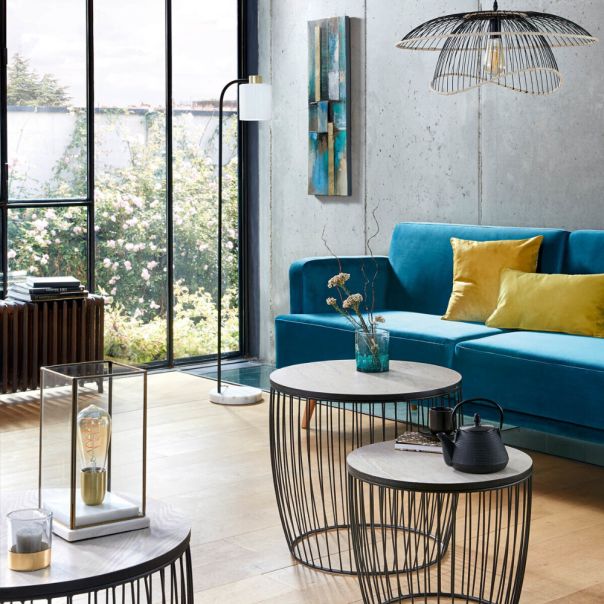 ATMOSPHERA Dekorativni jastuk Lilou 30x50cm poliester žuta - 146201R