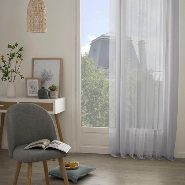 ATMOSPHERA Zavesa Moly 135x240cm poliester siva - 146280B