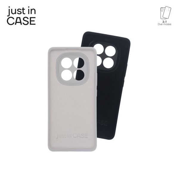 JUST IN CASE 2u1 Extra case MIX PLUS paket maski za Redmi Note 14 Pro+ 5G, crna - MIXPL332BK
