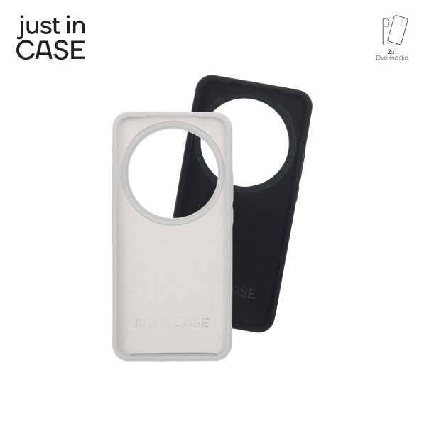 JUST IN CASE 2u1 Extra case MIX PLUS paket maski za Xiaomi 15 Ultra, crna - MIXPL334BK