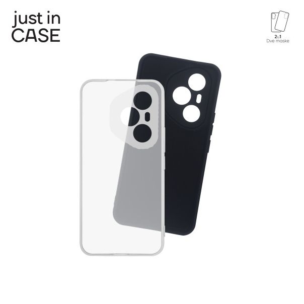 JUST IN CASE 2u1 Extra case MIX PLUS paket maski za Honor 400 Pro, crna - MIXPL456BK