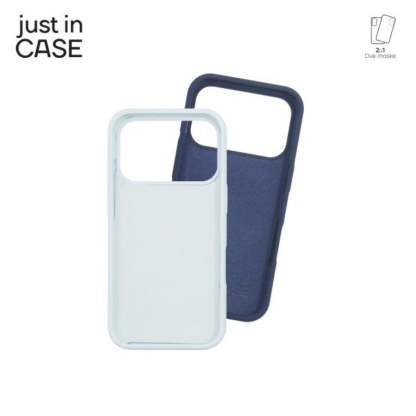 JUST IN CASE 2u1 Extra case MIX PLUS paket maski za iPhone 17 Pro, plava - MIXPL122BL