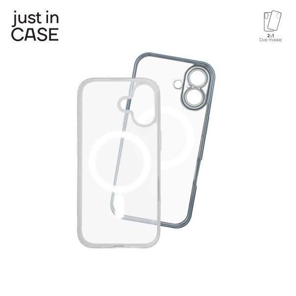 JUST IN CASE 2u1 Extra case MAG MIX paket maski za iPhone 17, plava - MAG121BL