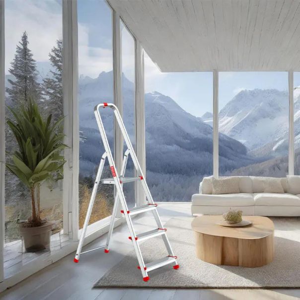 BAULICH Aluminijumske Kućne Merdevine 3+1 - 1473-1
