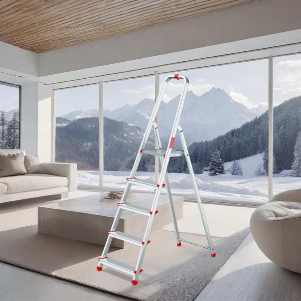 BAULICH Kućne Aluminijumske Merdevine 4+1 - 1474-1-1-1-1