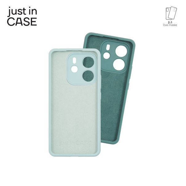 JUST IN CASE 2u1 Extra case MIX PLUS paket maski za Redmi Note 14, zelena - MIXPL330GN