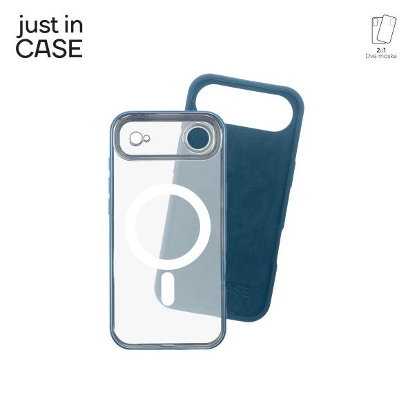 JUST IN CASE 2u1 Extra case MAG MIX PLUS paket maski za iPhone 17 Air, plava - MAGPL122BL