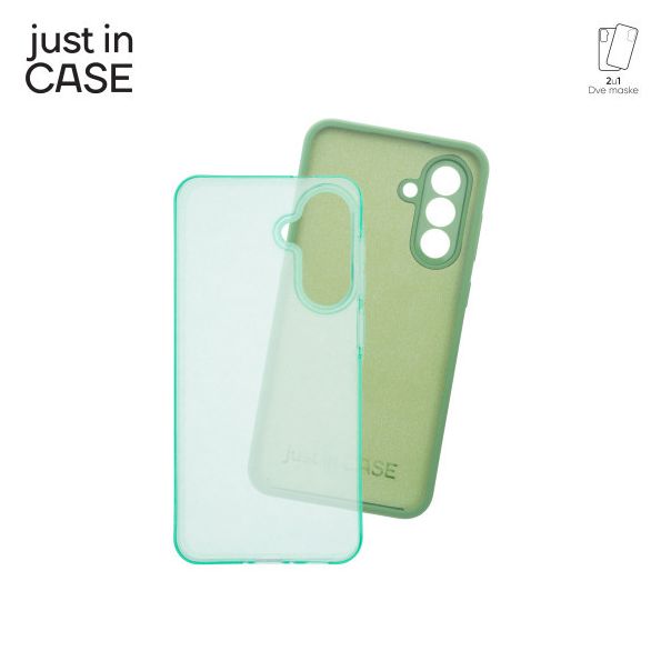 JUST IN CASE 2u1 Extra case MIX paket maski za Samsung A56, zelena - MIX240GN