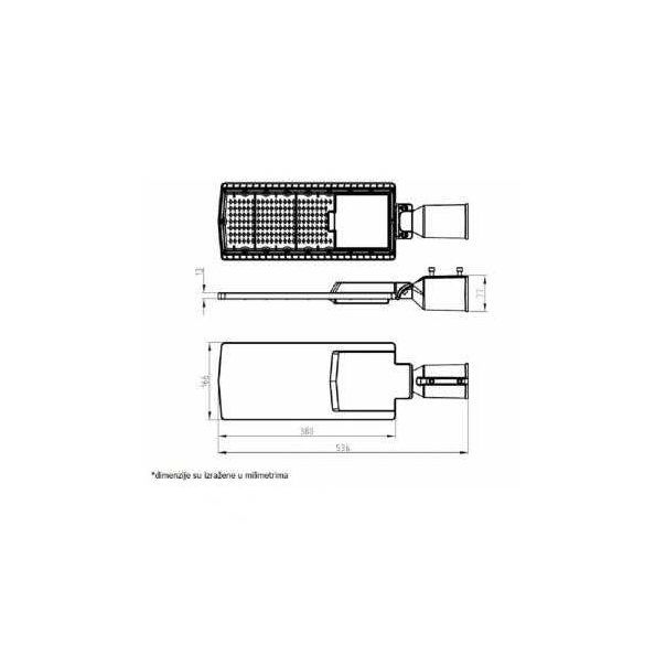 BB LINK Ulična svetiljka SL04 70W 4000K 8400lm IP65 - 148346