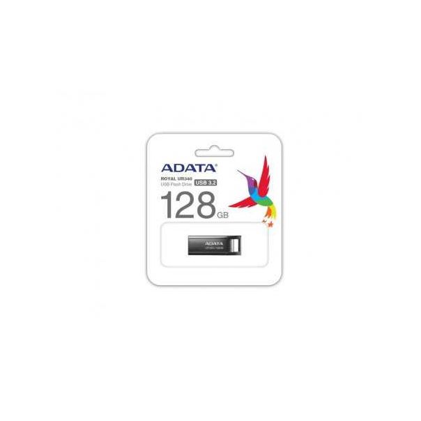 ADATA USB 3.2, 128GB, crni (AROY-UR340-128GBK) - 149145