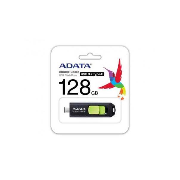 ADATA USB flash memorija 128GB ACHO-UC300-128G-RBK/GN, crna/zelena - 149148