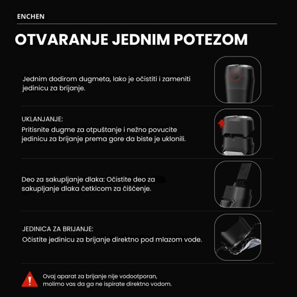 ENCHEN Električni brijač K3 - ENCHENK3