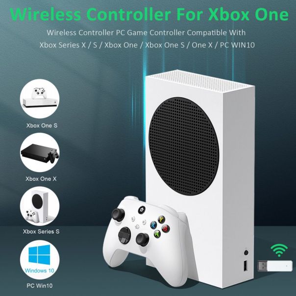 Joypad WIFI kontroler za XBOX One, XBOX X series, PC Windows, PS 3 crni - 213997