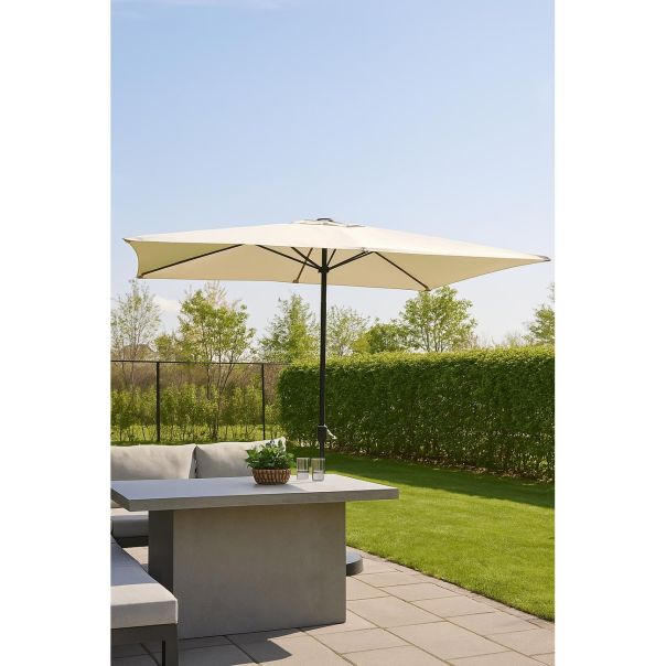 ARNEA Četvrtasti Alu Suncobran  250x250cm Bež - 1610-1-1-1-1