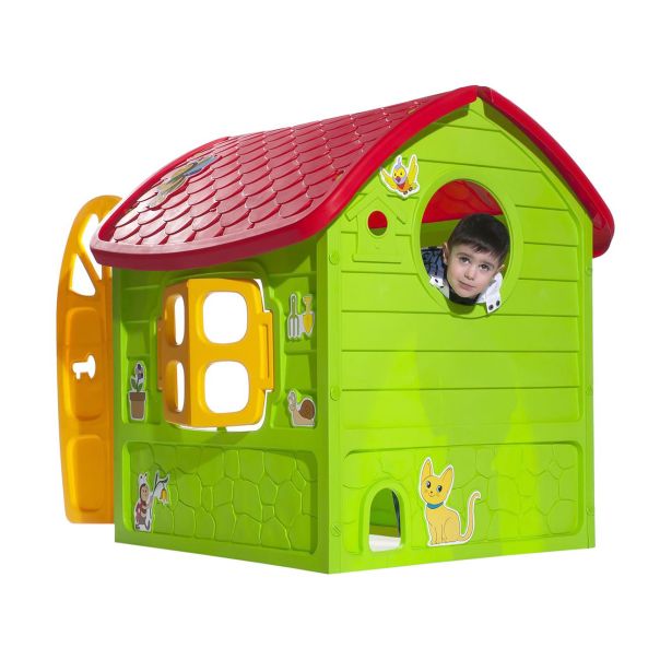 Kućica za igru 120x113x111cm, zelena/žuta - 15-582000-1
