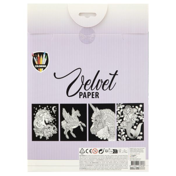 Grafix Plišani kartoni za bojenje A4 - Jednorozi - 52282