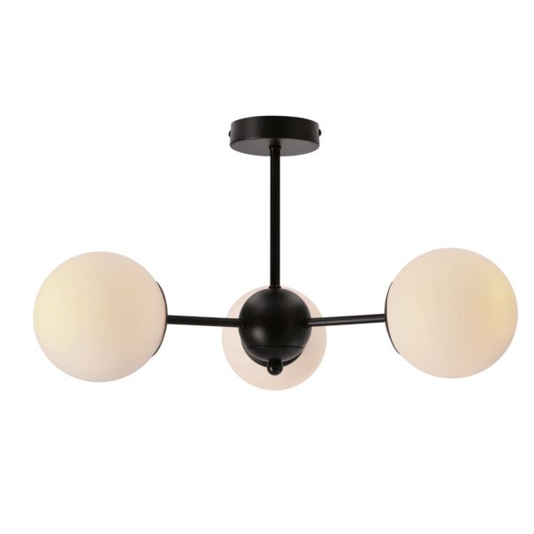 Calari  Viseća Lampa Crna 3x40W E14 - 15028-1