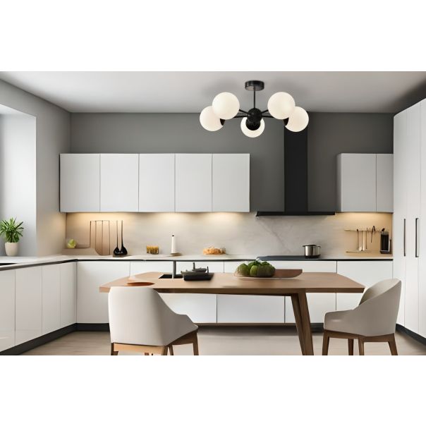 Calari  Viseća Lampa Crna 3x40W E14 - 15028-1