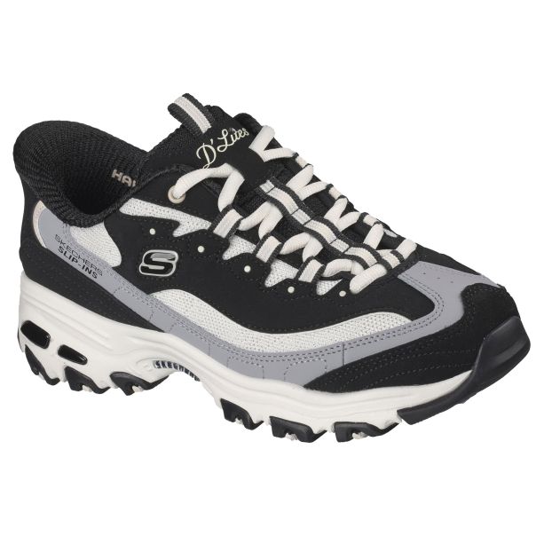 SKECHERS Patike d'lites smooth nostalgia W - 150537-BKNT