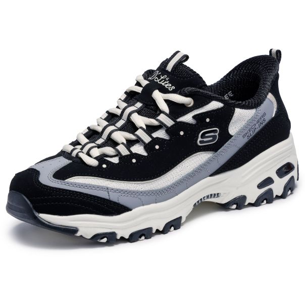 SKECHERS Patike d'lites smooth nostalgia W - 150537-BKNT