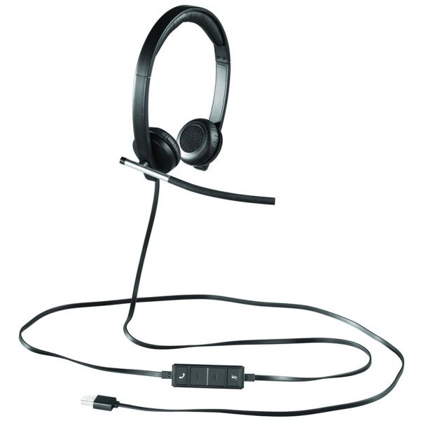 LOGITECH UC Corded Stereo USB Headset H650e - Business EMEA - 981-000519