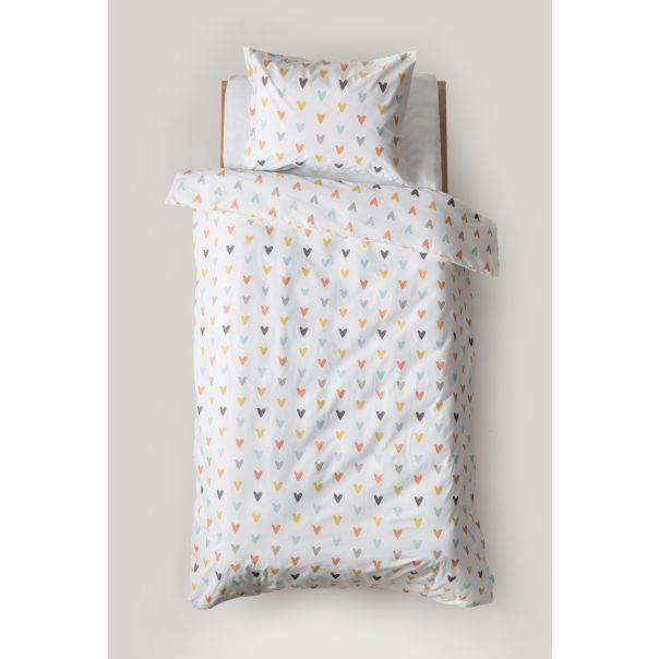 STEFAN Dečiji set posteljine 140x200cm Mint srce - 151-mintsrce