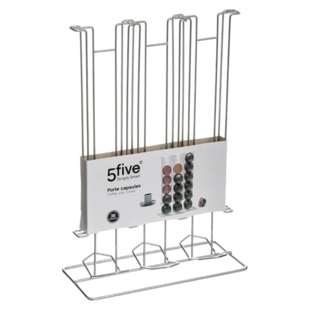 FIVE Držač espreso kapsula 36/1 20,7X9X30,5cm  metal hrom - 151053
