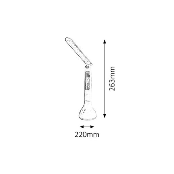 Rabalux Stona lampa Justin LED 4W bela (1515) - 1515-1-1