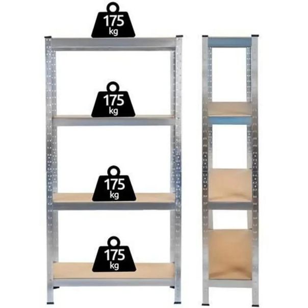 MALATEC Metalna montažna polica 150x75x30cm 540kg - 1517