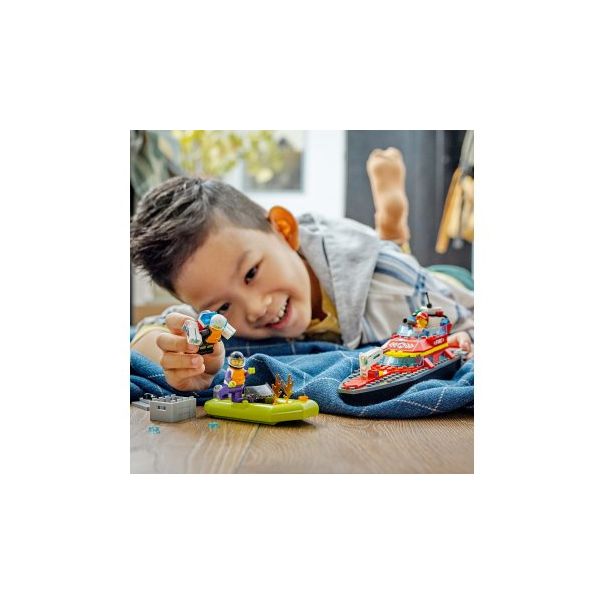 LEGO 60373 Vatrogasni čamac za spasavanje - LE60373