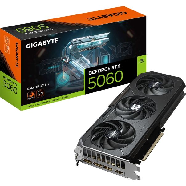 GIGABYTE Grafička karta GV-N5060GAMING OC-8GD 8GB128 bit, crna - GV-N5060GAM OC-8GD