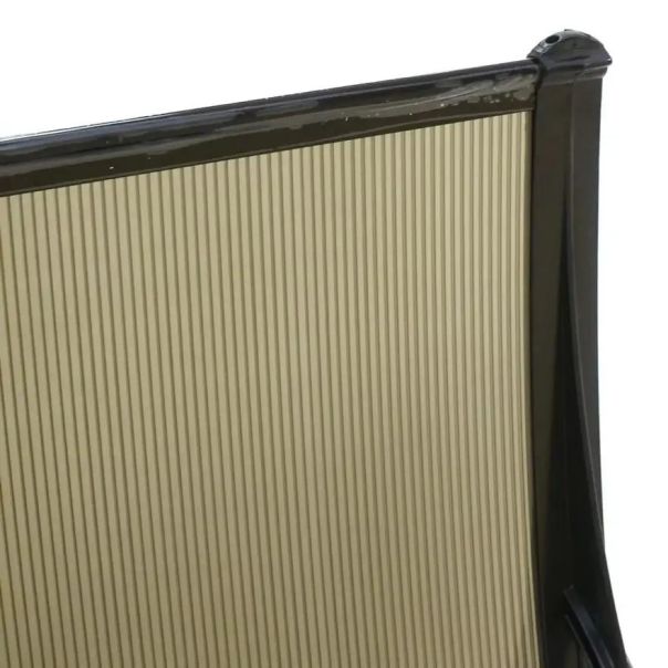 SUPERGARDEN Nadstrešnica 270x100cm Crna Bronza 5mm Leksan - 1528-1-1